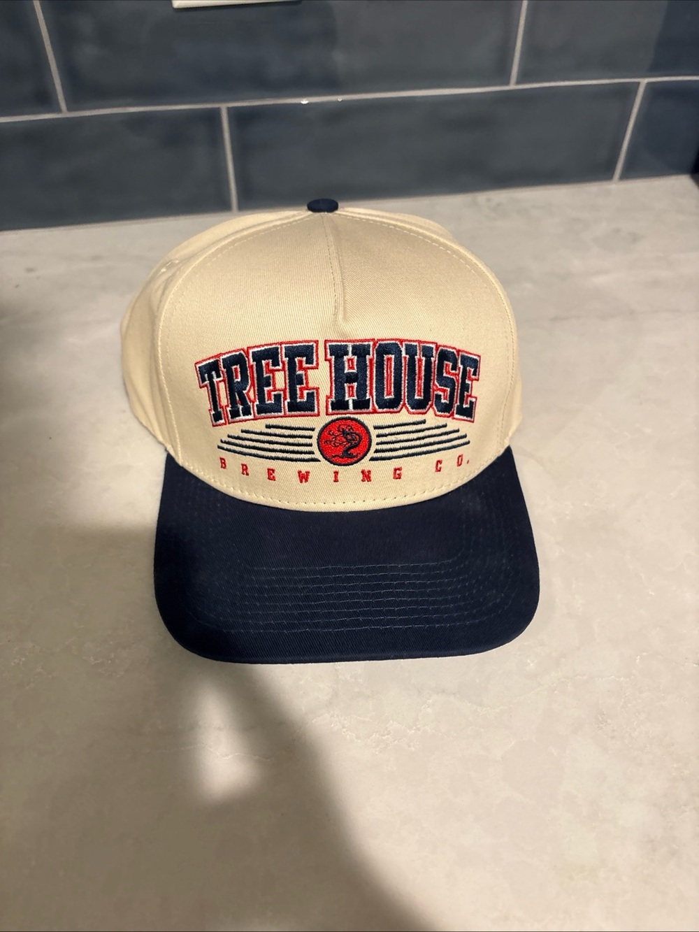 Tree House Brewing NWOT | Two-Tone Beige and Navy Cap